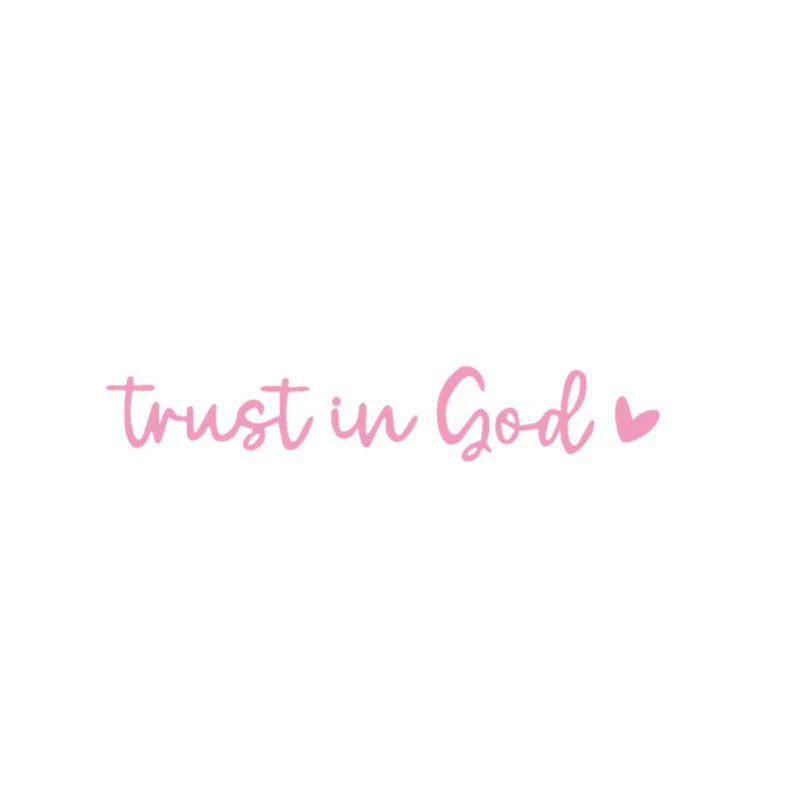 “Trust in God” Rear-View Mirror Decal - Image 21